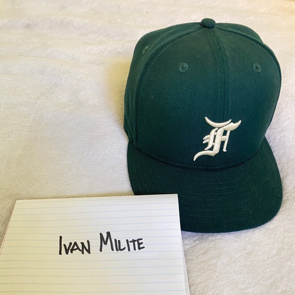 Fear of God x New Era Dark Green 7 3/8 - Picture 2 of 4